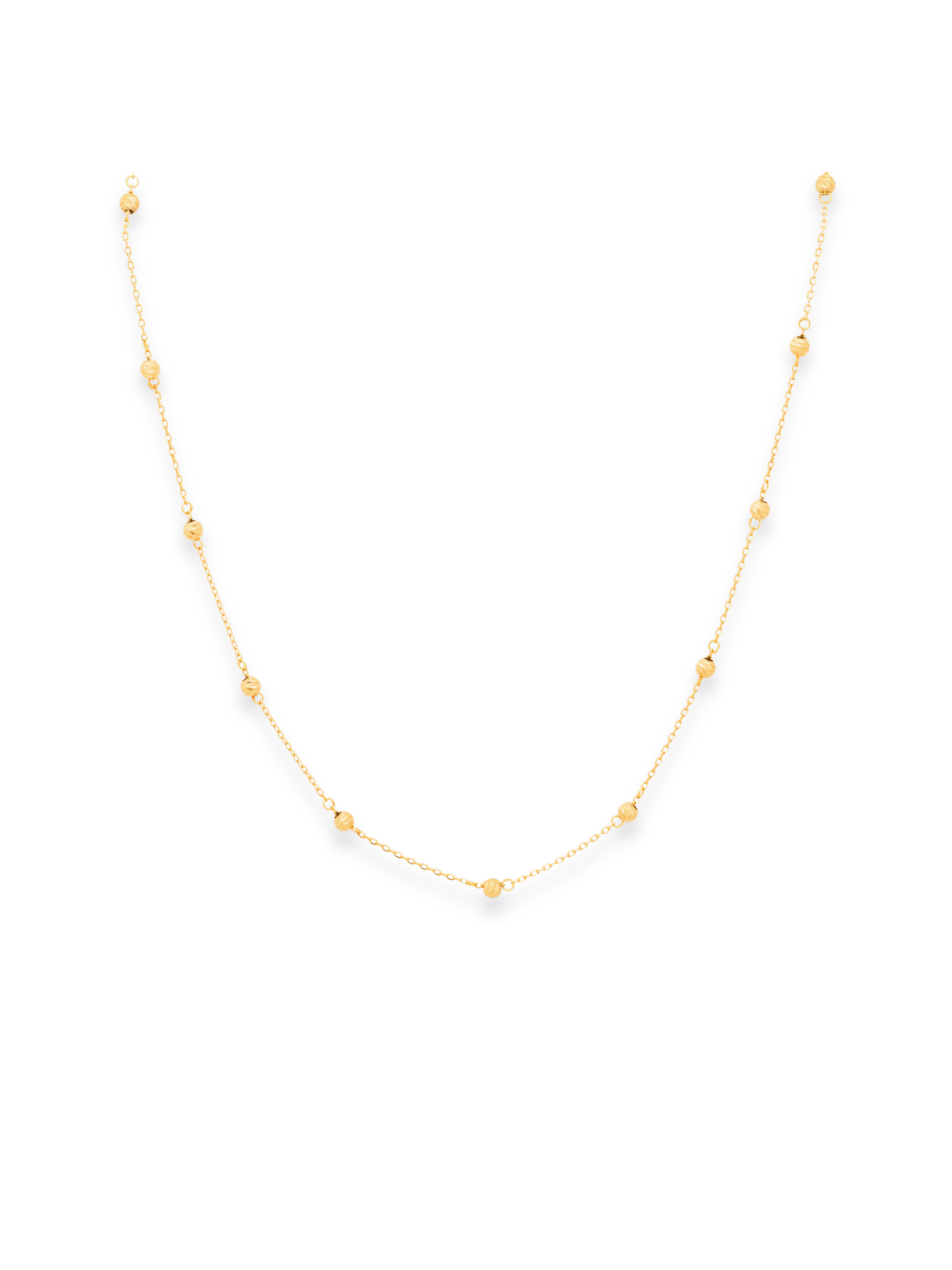 Gold Beaded Necklace