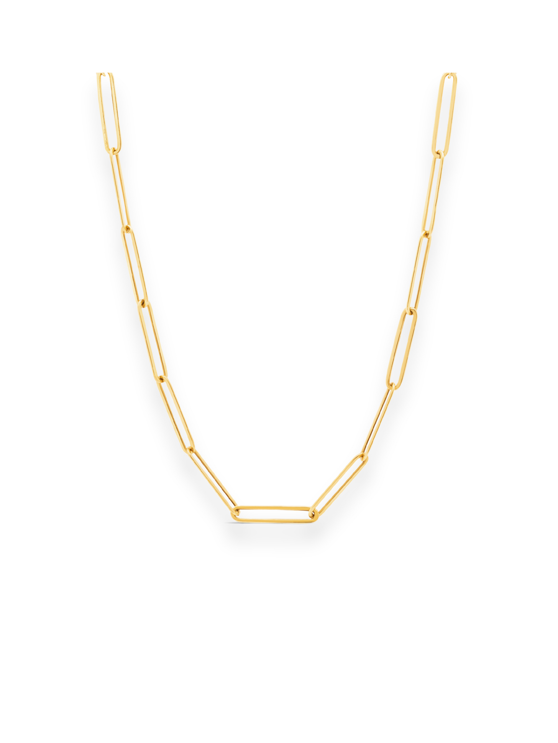 国内即納【SHAPES STUDIO】Artisan Paperclip Chain Necklace Paperclip Chain
