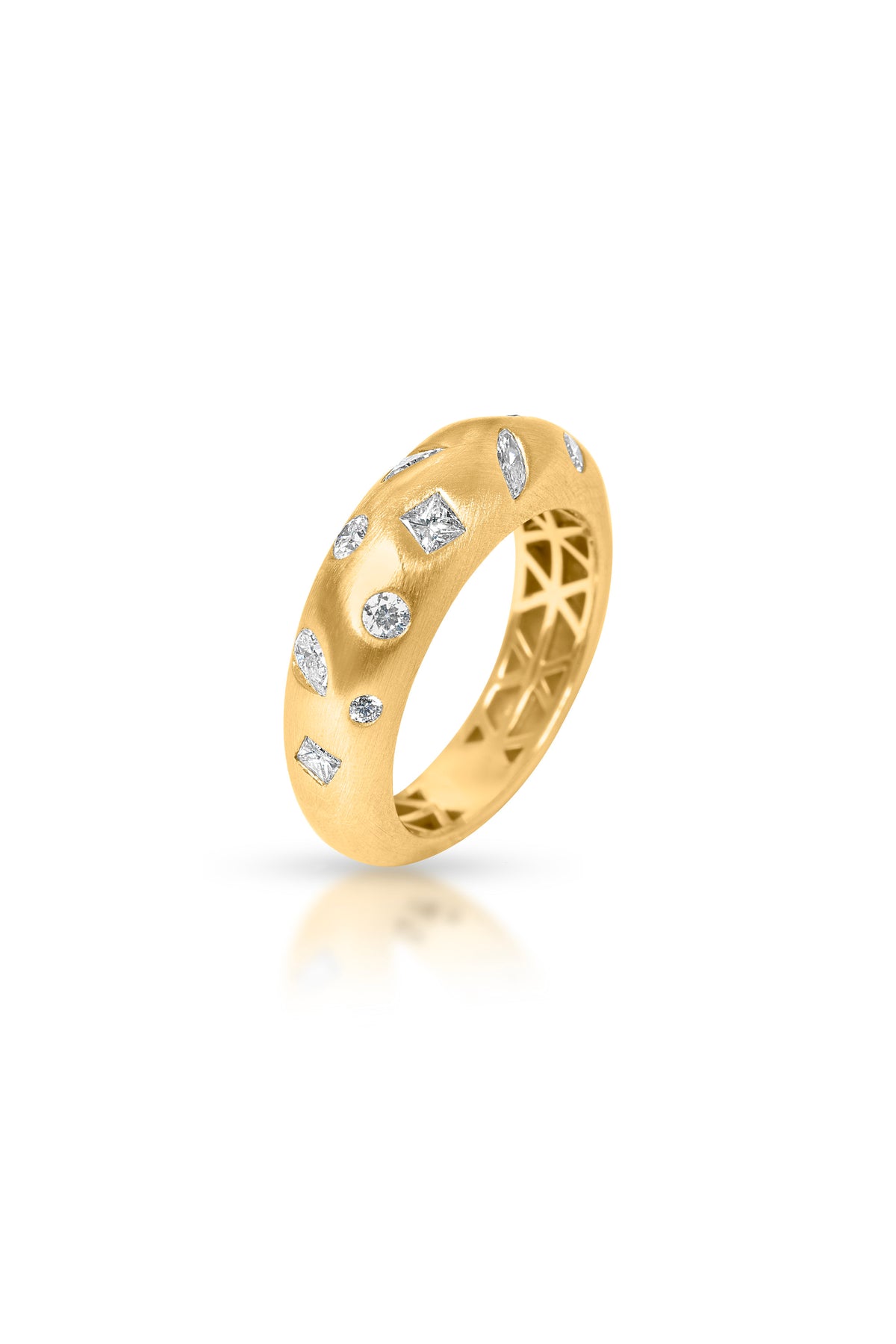 Alora Ring in 18k yellow gold — Alexander Kade