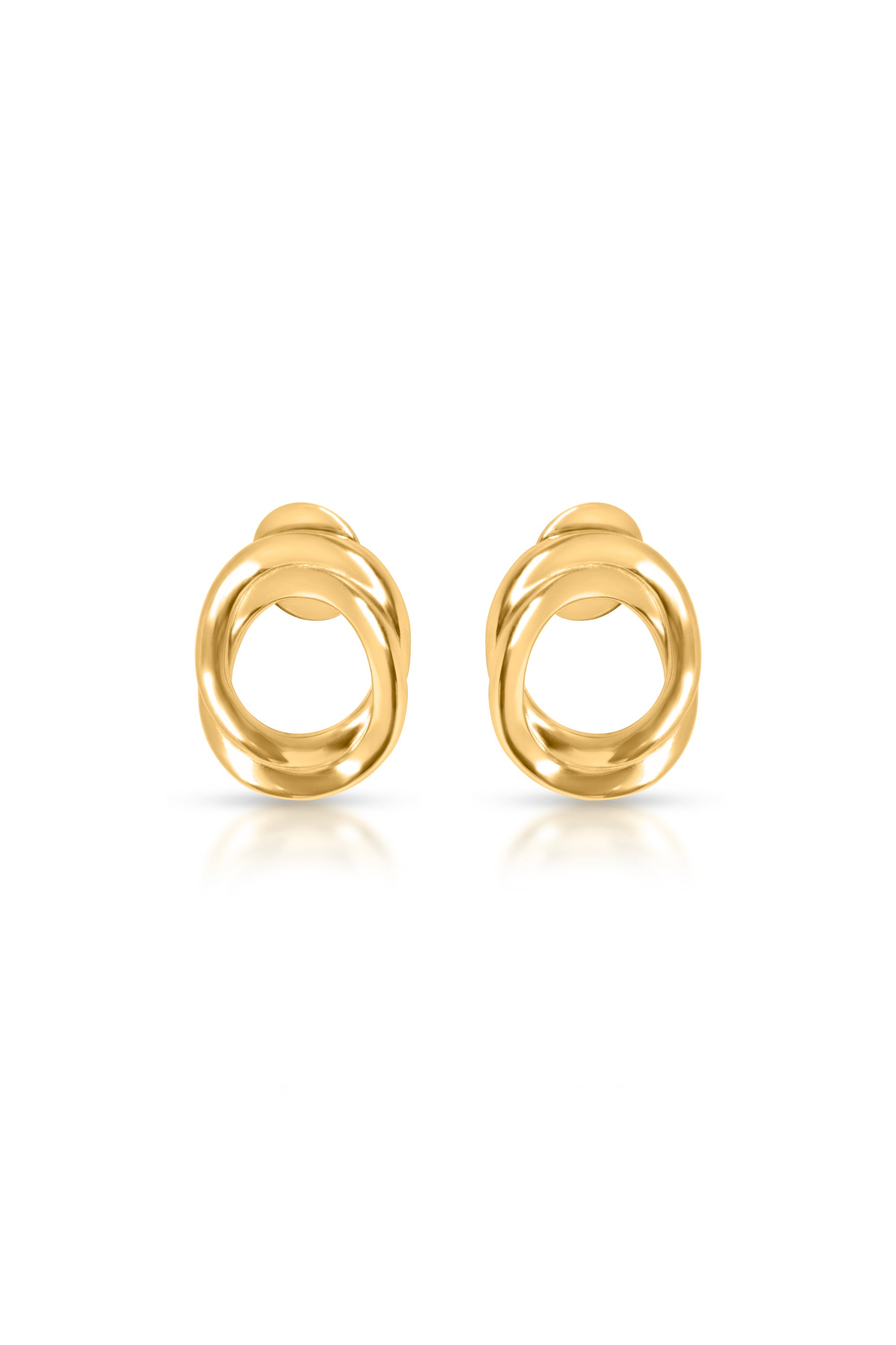 Amal Earrings in 18k yellow gold — Alexander Kade