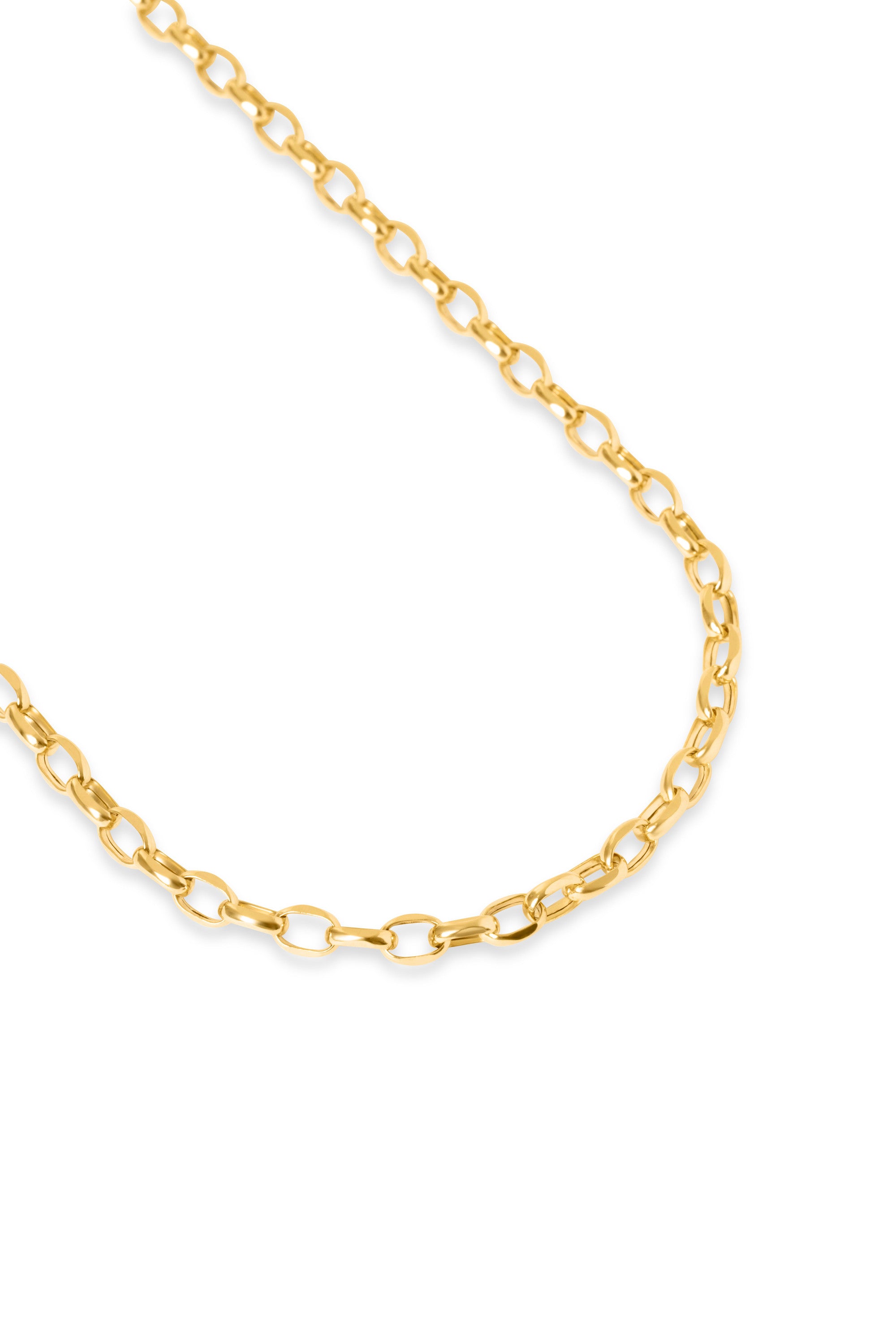 Elongated Cable Chain, Heavy in 18k yellow gold — Alexander Kade