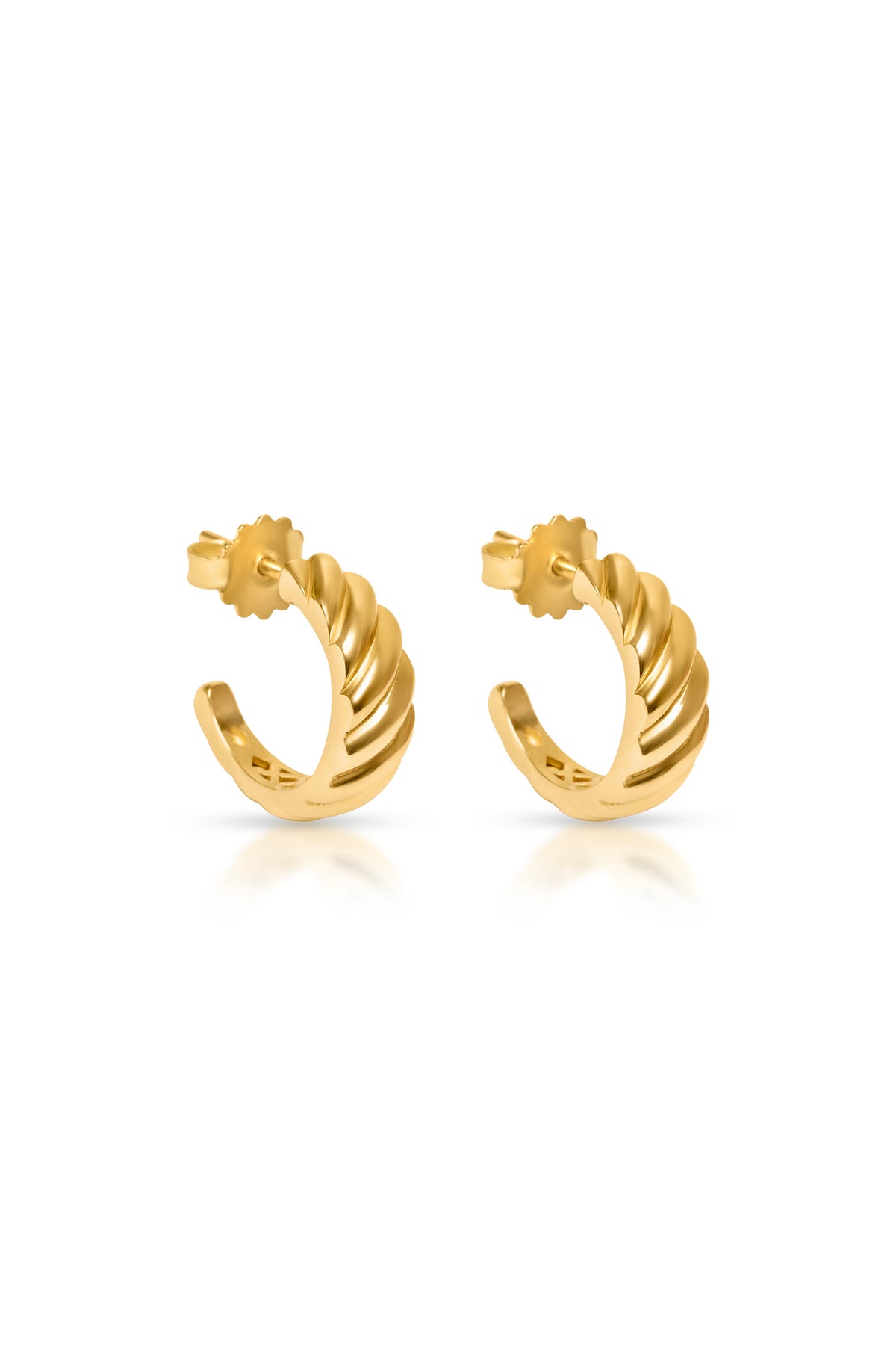 Interlace Hoop in 18k yellow gold — Alexander Kade