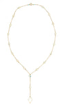 18k gold opal hamsa necklace. rosary