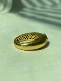 18k Gold Dome Ring